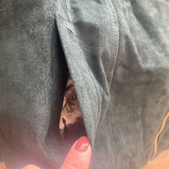 Isaac Mizrahi Live! Suede Jacket NWOT - Picture 8 of 9